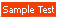 Sample Test
